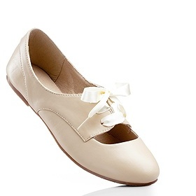 Baleríny na zavazování - Bonprix