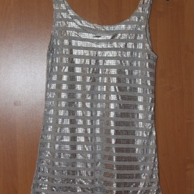 Stříbrné tílko Takko - foto č. 1