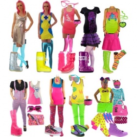 Neonové oblečení a doplňky - foto č. 1