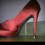 Červené lodičky na platformě s vysokým podpatkem - foto č. 2