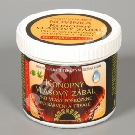 Konopný vlasový zábal