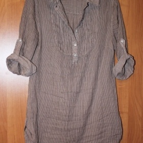 Dlouhá béžová košile Orsay - foto č. 1