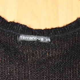 Černá dlouhý svetr Terranova
