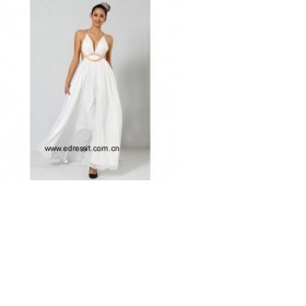 Dlouhé bílé šaty Dressit - foto č. 1