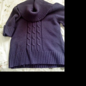 Fialový svetr F&F s krátkými rukávy