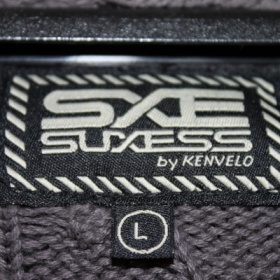 Hnědý pletený svetr SXE Kenvelo - foto č. 1