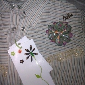 Bežová košela blúzka s kvetom Miss sixty Killah