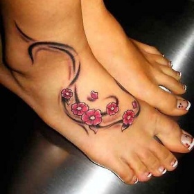 Fotogalerie tetování na nártu