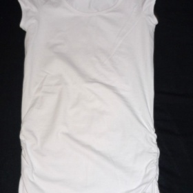 Bílé delší triko Reserved - foto č. 1