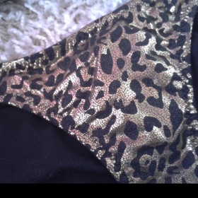 Leopardí zlaté plavky Gate