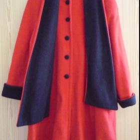 Červeno - černé paleto - foto č. 1