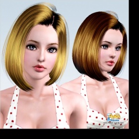 Elegantní účes pro polodlouhé vlasy