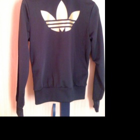 Dámská mikina Adidas Firebird, černo - zlatá