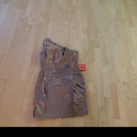 Asos šaty champagne