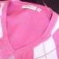 Růžový kostkovaný svetřík C&A - foto č. 2