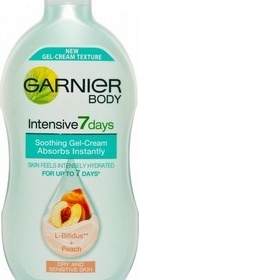 Gelové tělové krémy Garnier Intensive 7days