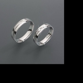 Snubní prstýnky z bílého zlata