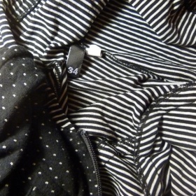 Puntíkovaná černo - bílá mikina z H&M