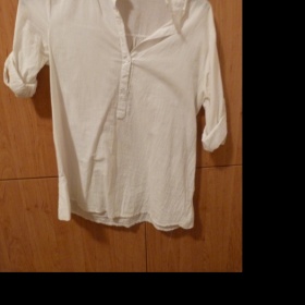 Bílá košile z H&M s kr. rukávem - foto č. 1