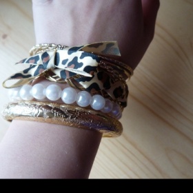 Set zlatých náramků Tally Weijl