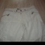 Letní plátěné krémové kalhoty Kenvelo - foto č. 2