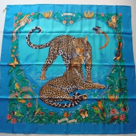 Hermes jungle love hedvábný šátek - foto č. 1