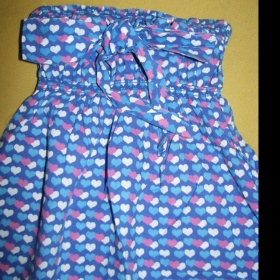 Modro srdíčkové tričko / top New Look