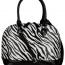 Kabelka s motivem zebra a přídavný popruh - foto č. 3