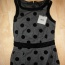Puntíčkované šaty Asos XS 34 šedé pouzdrové - foto č. 2
