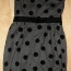 Puntíčkované šaty Asos XS 34 šedé pouzdrové - foto č. 3