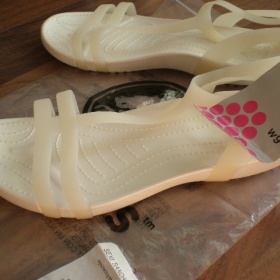 Sandály Crocs bílé Oyster W9