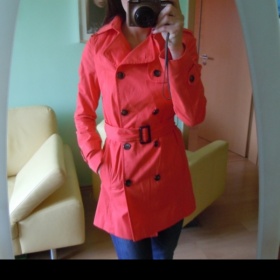Coral trenchcoat Zara - foto č. 1