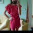 Růžovo červené šaty s volánky Asos - foto č. 3
