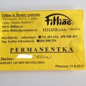 Permanentka do solária Hradec Králové