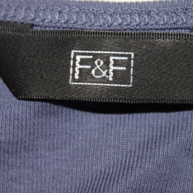 Modro - šedé tričko F&F - foto č. 1