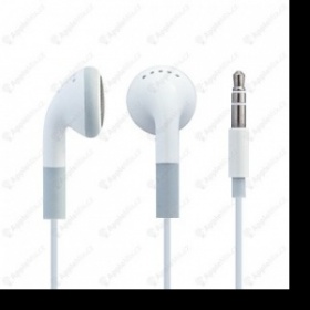 Bílá sluchátka Apple - foto č. 1