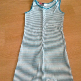 Modré pruhované tílko HaM