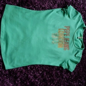 Zelené tričko Pepe Jeans