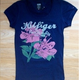 Modré tričko Tommy Hilfiger