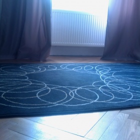 Dekorační černý koberec Jorun/ Ikea - foto č. 1