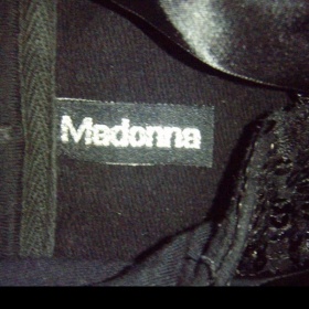 Černá flitrovaná mikina Madonna