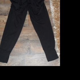 Aladinky/turecké kalhoty černé farby se zavazováním, japan style - foto č. 1