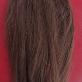 Světle hnědé clip - in vlasy, 7 pásů