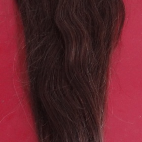 Lidské clip in vlasy tmavě hnědé barvy