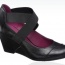 Černé kožené boty na klínku Graceland - foto č. 2