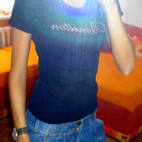 Černé tričko Benetton