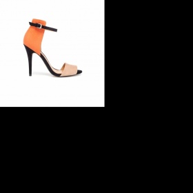 Elegantní letní boty na vyšším podpatku bez platformy a klínu