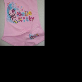 Tílko a kalhotky/pyžámko/komplet růžová vel. S s hello kitty