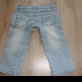 3/4 džíny s kamínky Parisian vel. 36