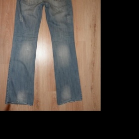 Džíny Reactine trhané vel 28/34 světlé